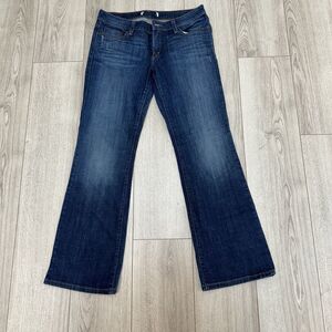 Levi's 515 Boot Cut Jeans Size 10 Womens  Blue Denim Fold Back Pockets